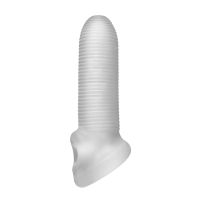PerfectFitBrand Fat Boy Micro Ribbed Sheath - Dildo - 14 cm, afbeelding 3