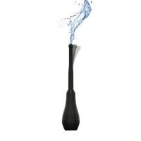 PerfectFitBrand Ergoflo - Flexibel siliconen spuitstuk voor anaaldouche - 20 cm - Zwart