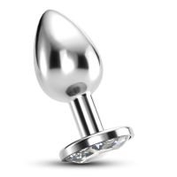 Crushious Bijou - Buttplug met juweel - Small - Transparant