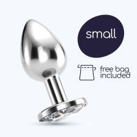 Crushious Bijou - Buttplug met juweel - Small - Transparant, afbeelding 5
