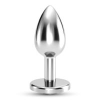 Crushious Bijou - Buttplug met juweel - Large - Zwart, afbeelding 3