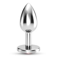Crushious Bijou - Buttplug met juweel - Medium - Rood, afbeelding 3