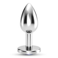 Crushious Bijou - Buttplug met juweel - Medium - Blauw, afbeelding 3