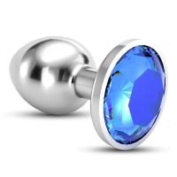 Crushious Bijou - Buttplug met juweel - Large - Blauw, afbeelding 4