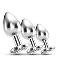 Crushious Bijou Anal Train Trio - Transparant, Zilver