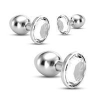 Crushious Bijou Anal Train Trio - Transparant, Zilver, afbeelding 3