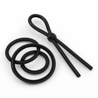 Crushious Daltons - Siliconen Cockring Set - Zwart