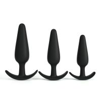 Crushious Tic Tac Toe Anale Buttplug Trainingsset - Zwart, afbeelding 3