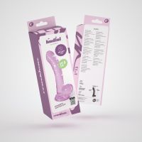 Crushious Hudini Flexibele dildo - 17,5 cm - Paars, afbeelding 2