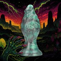 Fiction Cocks Space Born - Eiplug - Groen/Zwart, afbeelding 3