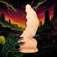 Fiction Cocks Golden Alien Invader - Siliconen dildo - Goud, afbeelding 3