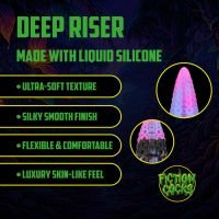 Fiction Cocks Deep Riser - Siliconen dildo - Paars, afbeelding 7