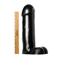 XR Brands The Titan dildo - XXL - 36,8 cm - Zwart, afbeelding 3