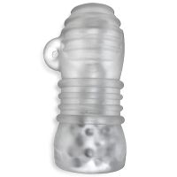 Hunkyjunk Jackt - Stroker met noppen en ribbels - Clear Ice
