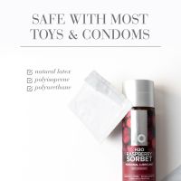 JO H2O - Raspberry Sorbet - Glijmiddel op waterbasis - 30 ml, afbeelding 3