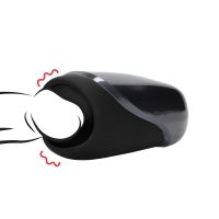 Loveline Vibrerende masturbator sleeve - Dropzwart