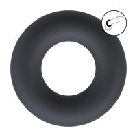 Levelz Cockring van vloeibare siliconen - M - Zwart