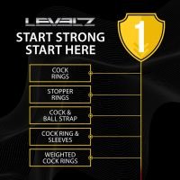Levelz Classic Siliconen Cockring Set van 3 - XS/S/M - Zwart, afbeelding 6
