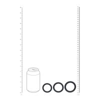 Levelz Classic Siliconen Cockring Set van 3 - L/XL/XXL - Zwart, afbeelding 5