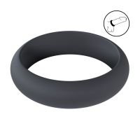 Levelz Wide O siliconen cockring - XXL - 55mm - Zwart