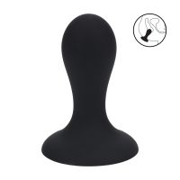 Levelz Single Rattle Vloeibare Siliconen Anaalplug - S - Zwart