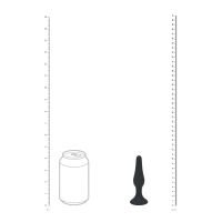 Levelz Slanke Siliconen Anaalplug - S - Zwart, afbeelding 6