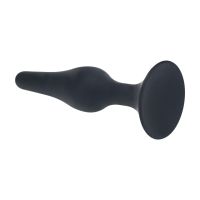 Levelz Slanke Siliconen Anaalplug - M - Zwart, afbeelding 3