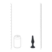 Levelz Slanke Siliconen Anaalplug - M - Zwart, afbeelding 6