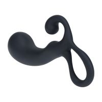 Levelz Bulb with Loop siliconen prostaatstimulator - L - Zwart, afbeelding 2