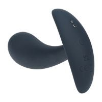 Levelz Vibrerende siliconen prostaatstimulator anaalplug - S - Zwart, afbeelding 5