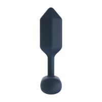 Levelz Zeshoekige Vibrerende Siliconen Anaalplug - M - Zwart, afbeelding 2