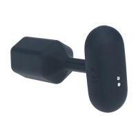 Levelz Zeshoekige Vibrerende Siliconen Anaalplug - M - Zwart, afbeelding 4
