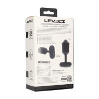 Levelz Zeshoekige Vibrerende Siliconen Anaalplug - L - Zwart, afbeelding 5