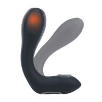 Levelz Vibrerende, verwarmende, buigbare en tikkende siliconen prostaatstimulator - Zwart, afbeelding 7