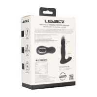 Levelz Vibrerende en stotende siliconen prostaatstimulator - Zwart, afbeelding 7
