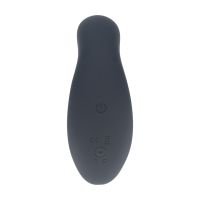 Levelz Vibrerende prostaatstimulator met dubbele motor en afstandsbediening van vloeibare siliconen - Zwart, afbeelding 3