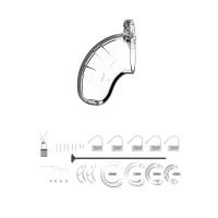 ManCage Model 15 kuisheidskooi met urethra sound - 9 cm, afbeelding 2