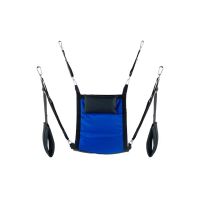 Mr. Sling Rechthoekige canvas sling met 4 punten - Blauw