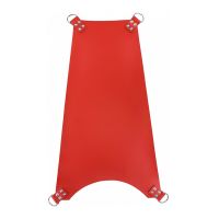 Mr. Sling Aangepaste lederen sling met 4 punten - Rood