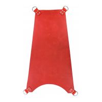 Mr. Sling Aangepaste lederen sling met 4 punten - Rood, afbeelding 2