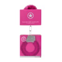 Ouch! Pleasure Pluche Handboeien - Roze, afbeelding 4