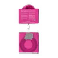 Ouch! Pleasure Pluche Handboeien - Roze, afbeelding 5