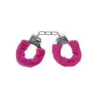 Ouch! Pleasure Pluche Handboeien - Roze, afbeelding 2