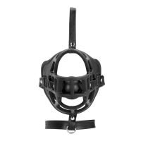 Ouch! Muilkorf met afneembare ball gag - Zwart, afbeelding 3