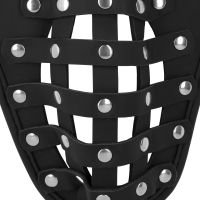 Ouch! PU-leren chastity jock - Zwart, afbeelding 5