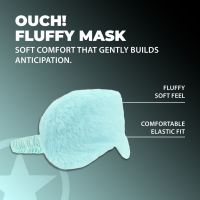 Ouch! Fluffy Masker - Poederblauw, afbeelding 4