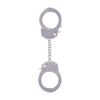 Ouch! Diamond Handboeien Heavy-Duty - Paars
