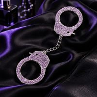 Ouch! Diamond Handboeien Heavy-Duty - Paars, afbeelding 4