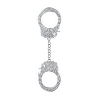 Ouch! Heavy-Duty Diamond Handboeien - Zilver