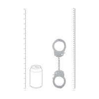 Ouch! Heavy-Duty Diamond Handboeien - Zilver, afbeelding 5